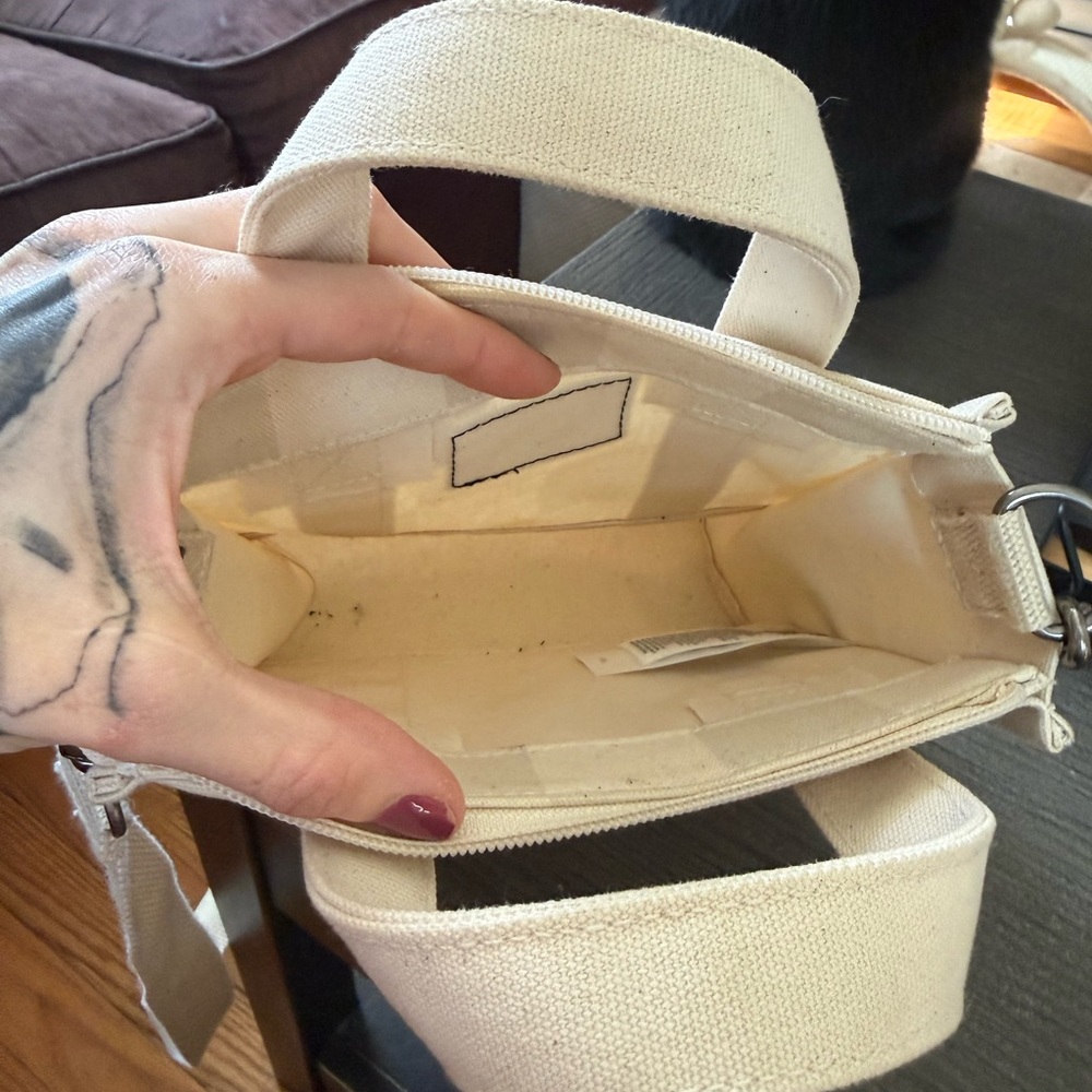 Vans Cream Canvas Tote Bag - Picture 3 of 3